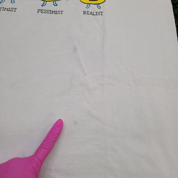 Vintage Funny Perspective Humor Shirt Medium 19x26 Dad Joke - Picture 5 of 12